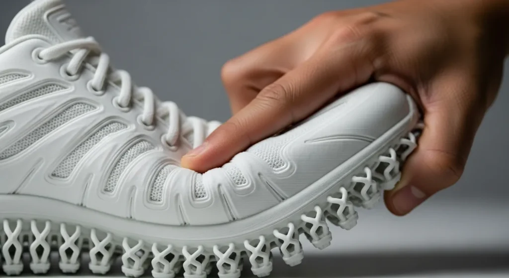 impressao 3d flexivel de um tenis esportivo