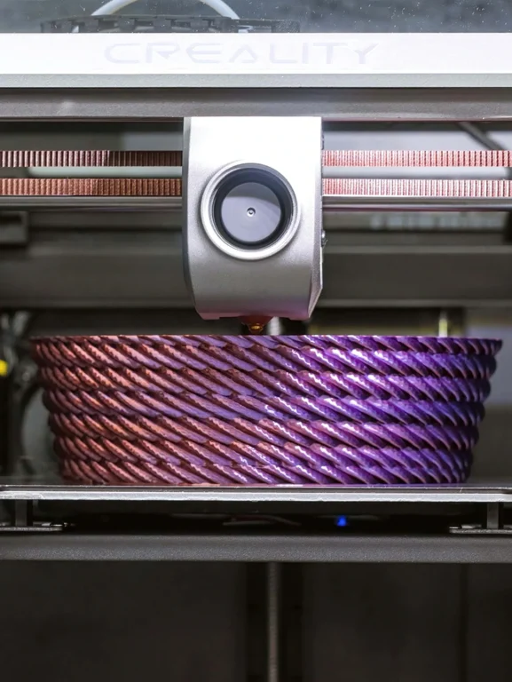 impressao 3d de alta velocidade de objetos de decoração com filamento de pla duo