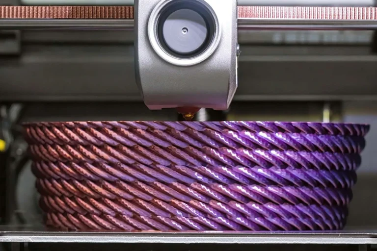 impressao 3d de alta velocidade de objetos de decoração com filamento de pla duo