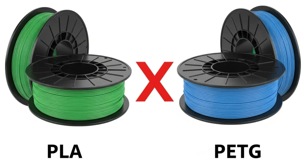 PETg ou PLA qual filamento escolher