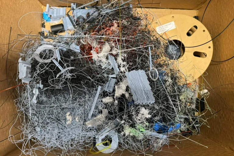 reaproveitamento de filamento pla, pratica sustentável