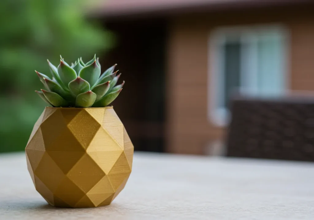 suculentas e impressao 3d é uma excelente opcao de presente de decoração