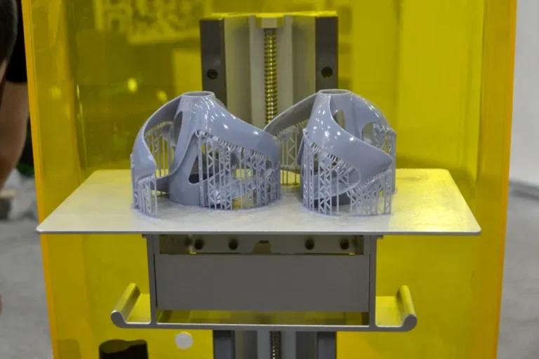 prototipo de helice impressa em resina com suportes inteligentes