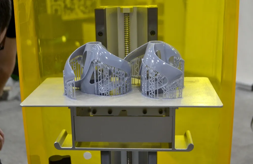 prototipo de helice impressa em resina com suportes inteligentes