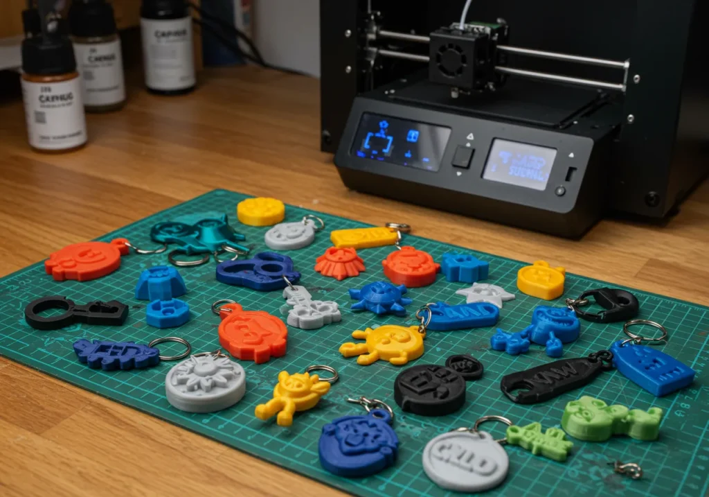 chaveiro impresso em 3d muitas formas de criar renda extra