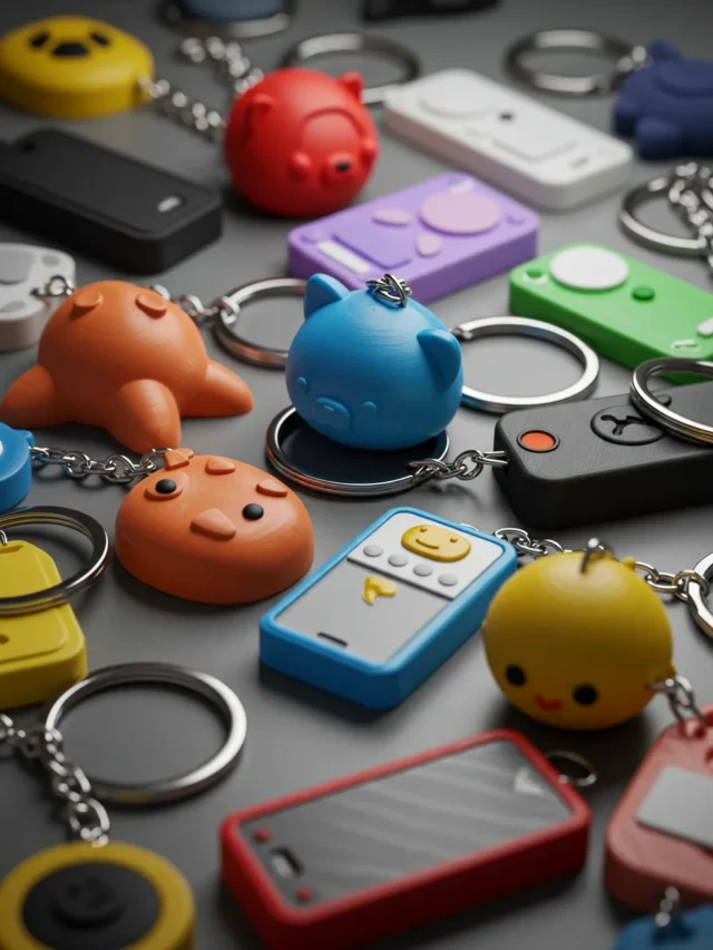 chaveiros impressos em 3d