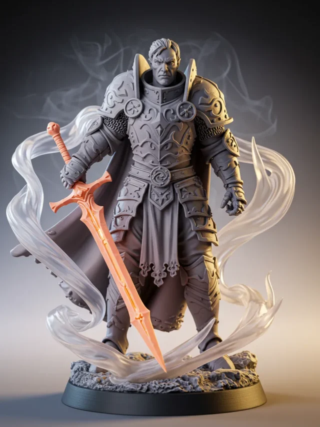 miniaturas de rpg impressa em 3d