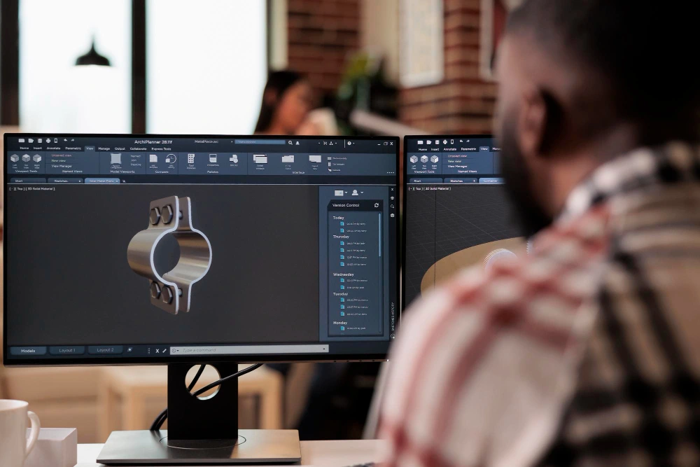 peca de engenharia para impressao em 3d