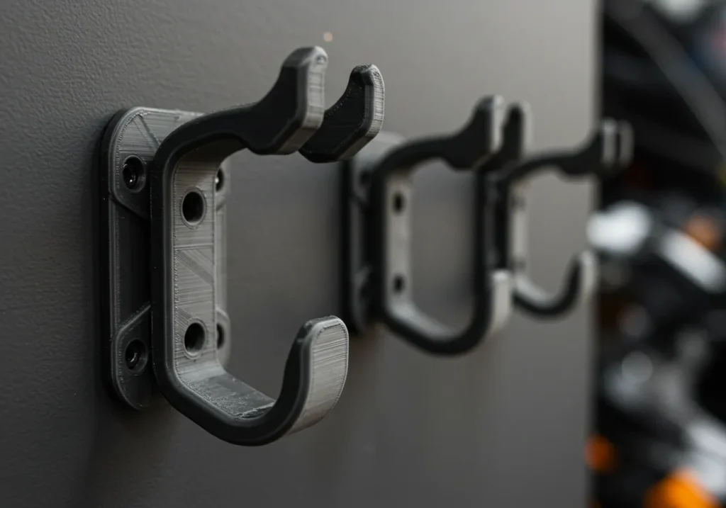 suporte de capacete e cassaco impresso em 3d