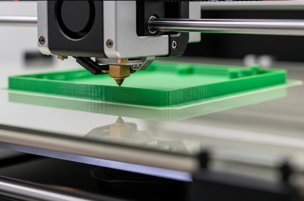 A importância da aderência na primeira camada de impressões 3D.