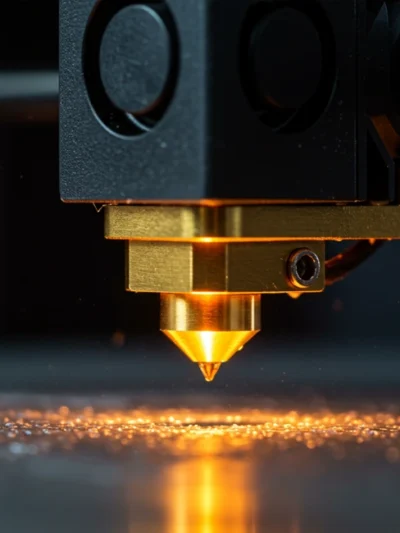 A impressora 3D em ação com o bico 0.4mm