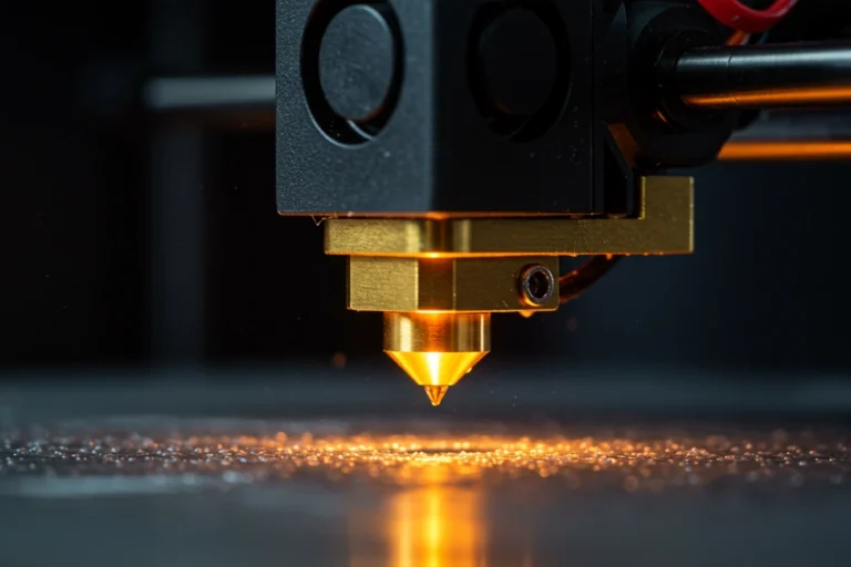 A impressora 3D em ação com o bico 0.4mm