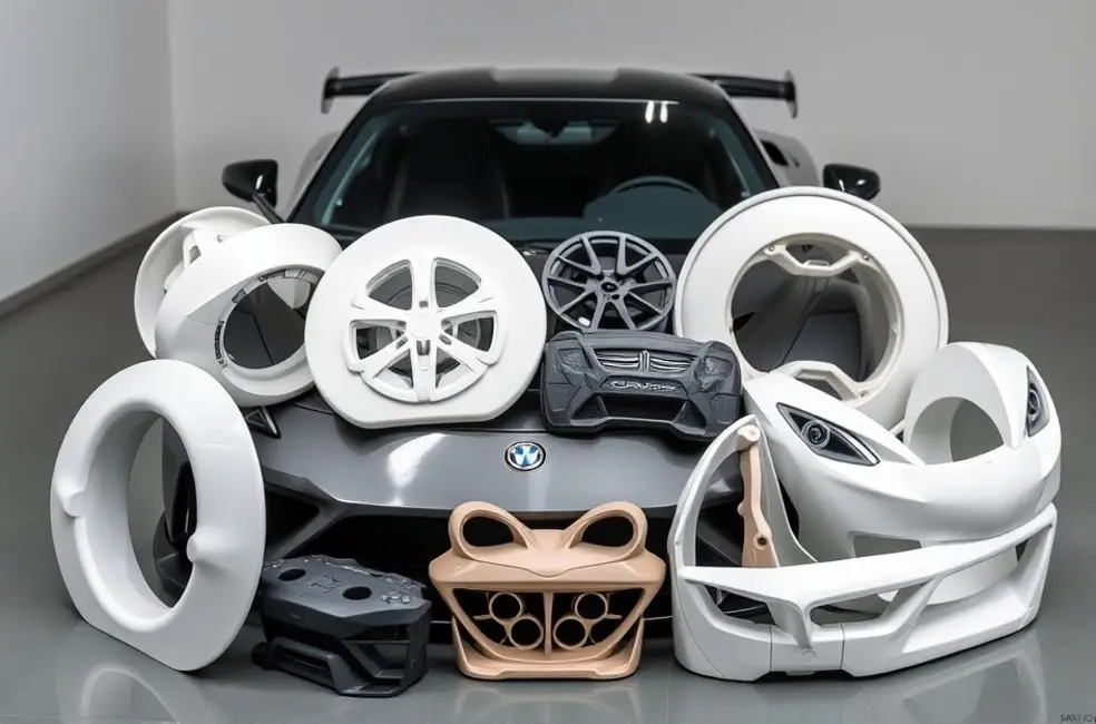 Exemplos de Projetos de Impressão 3D em Carros